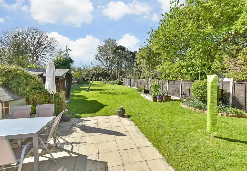 Rear Garden - Minster Road, Minster On Sea, Sheerness, Kent - Wards of Kent
