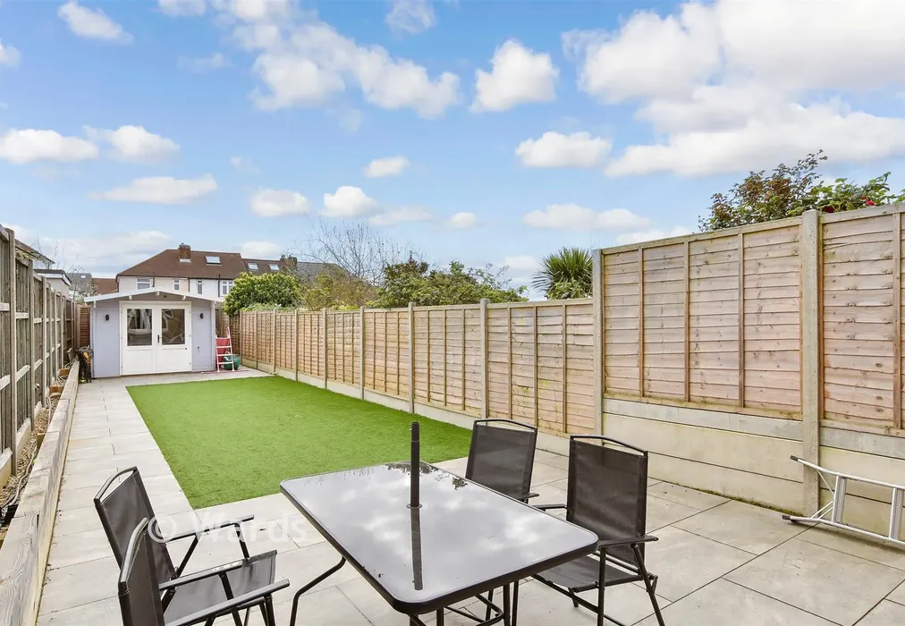 Rear Garden - Gloucester Avenue, Welling, Kent - Wards of Kent