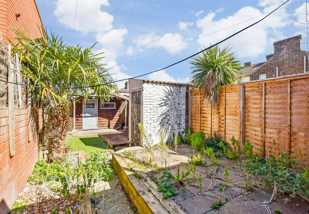 Rear Garden - Waterloo Street, Maidstone, Kent - Wards of Kent
