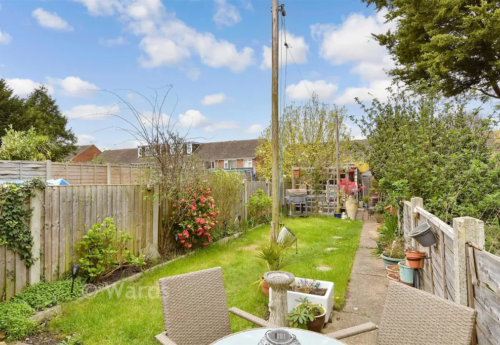 Rear Garden - Charlotte Street, Sittingbourne, Kent - Wards of Kent