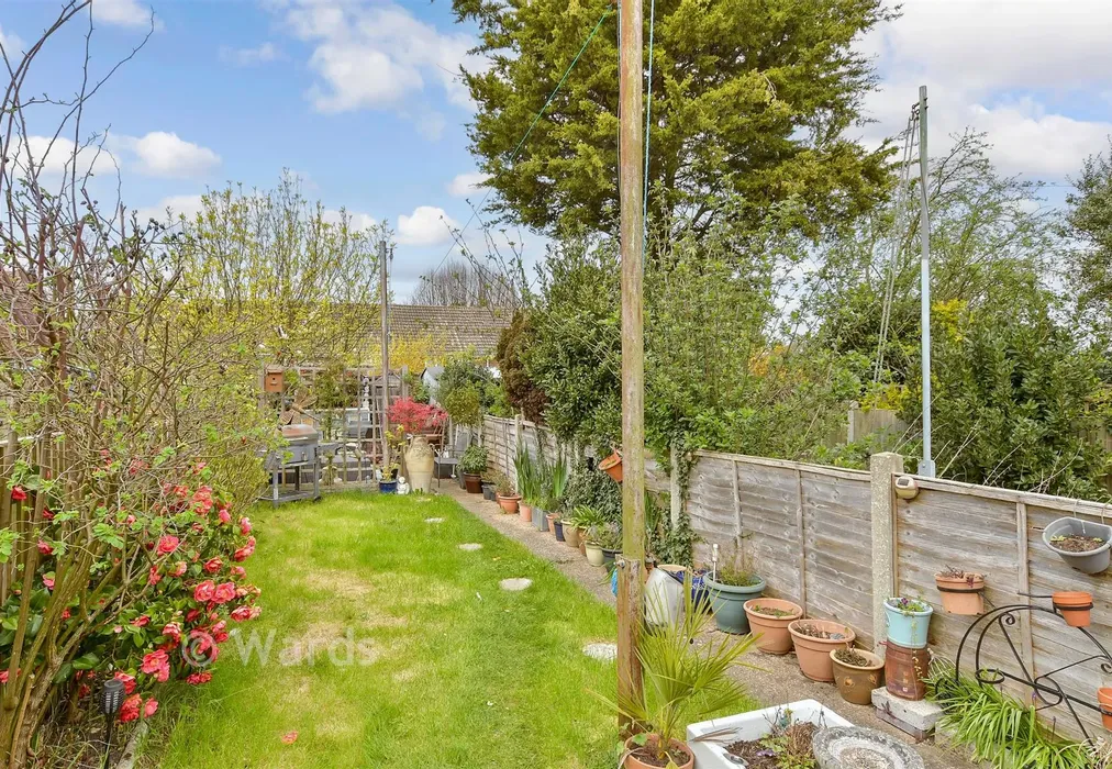 Rear Garden - Charlotte Street, Sittingbourne, Kent - Wards of Kent