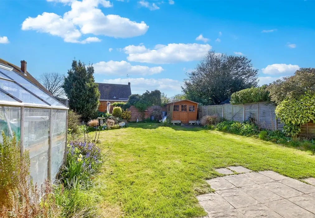 Rear Garden - Ingle Close, Birchington, Kent - Wards of Kent