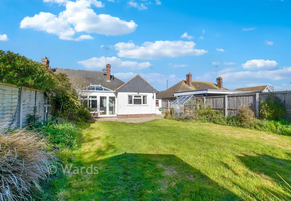 Rear Garden - Ingle Close, Birchington, Kent - Wards of Kent