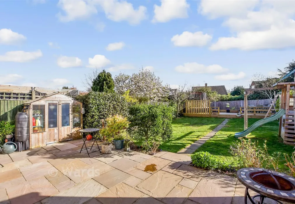 Rear Garden - Boughton Lane, Loose, Maidstone, Kent - Wards of Kent