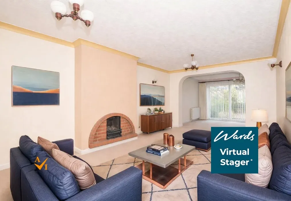 Lounge (Modern style) - Chestnut Walk, Larkfield, Kent - Wards of Kent