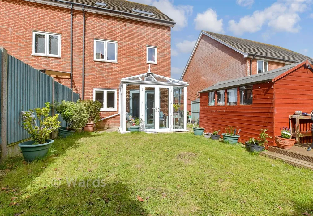 Rear Garden - Scholars Close, Deal, Kent - Wards of Kent