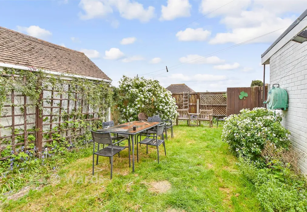 Rear Garden - The Broadway, Herne Bay, Kent - Wards of Kent