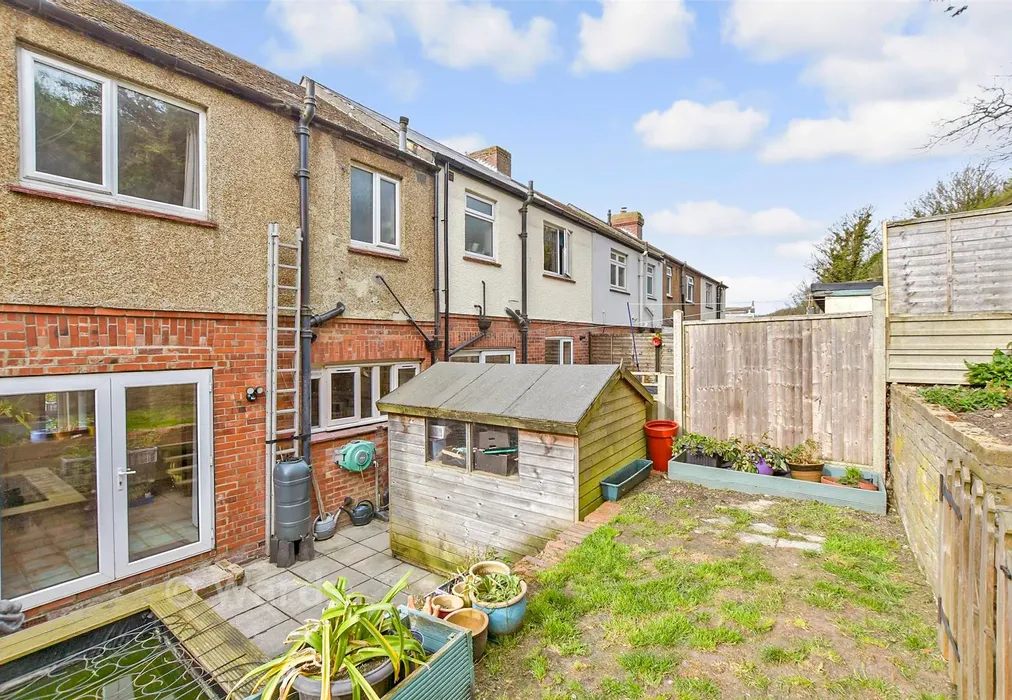 Rear Garden - Seabrook Road, Hythe, Kent - Wards of Kent
