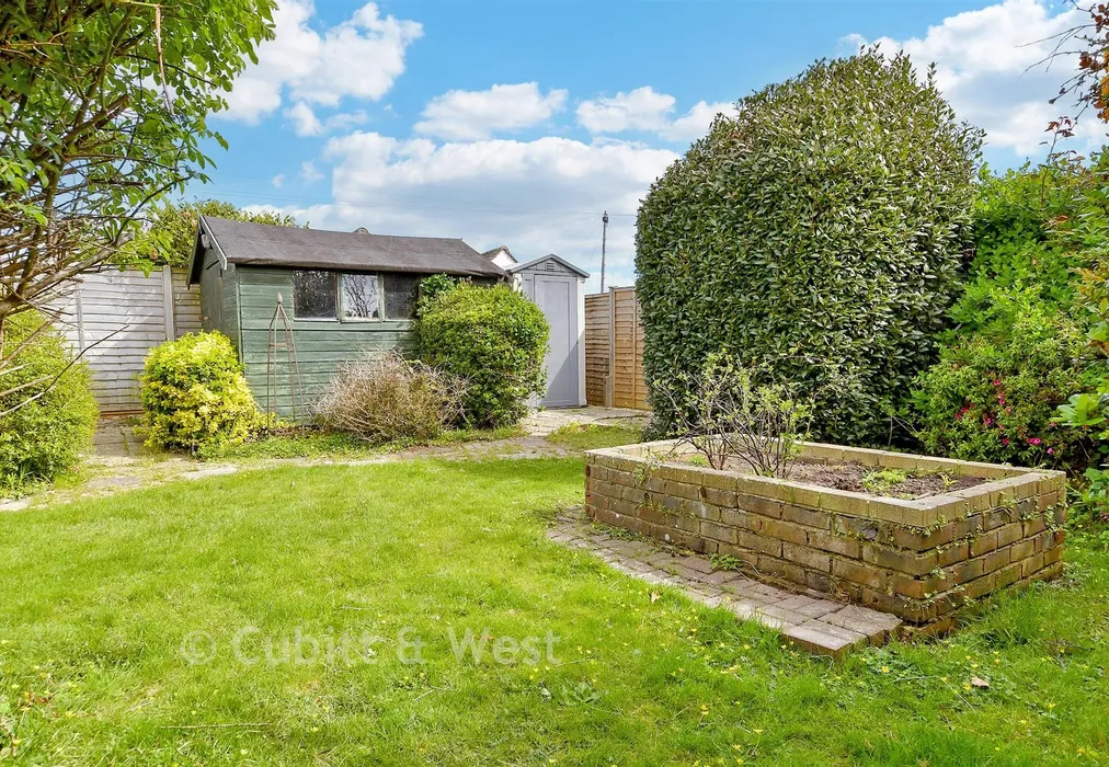 Rear Garden - Amberley Road, Rustington, West Sussex - Wards of Kent