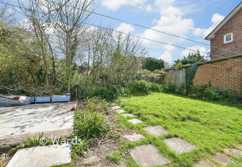 Rear Garden - Bossington Road, Adisham, Canterbury, Kent - Wards of Kent