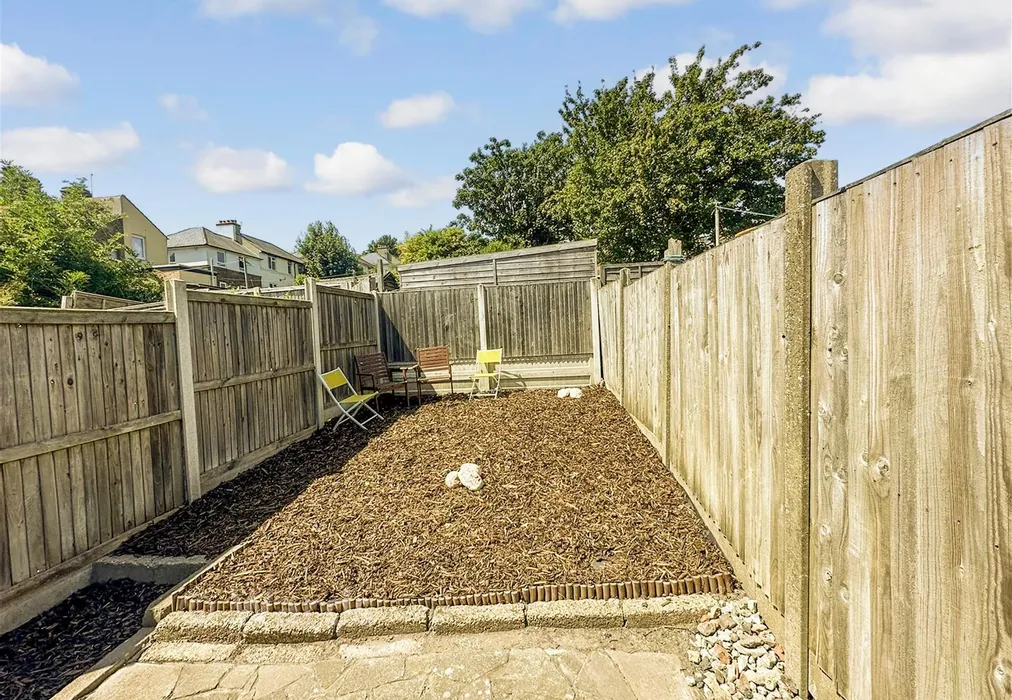 Rear Garden... - Coombe Valley Road, Dover, Kent - Wards of Kent