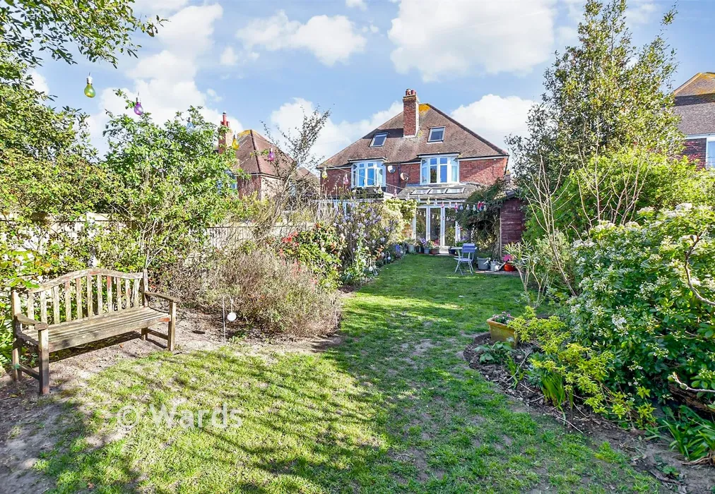 Rear Garden - Shorncliffe Road, Folkestone, Kent - Wards of Kent