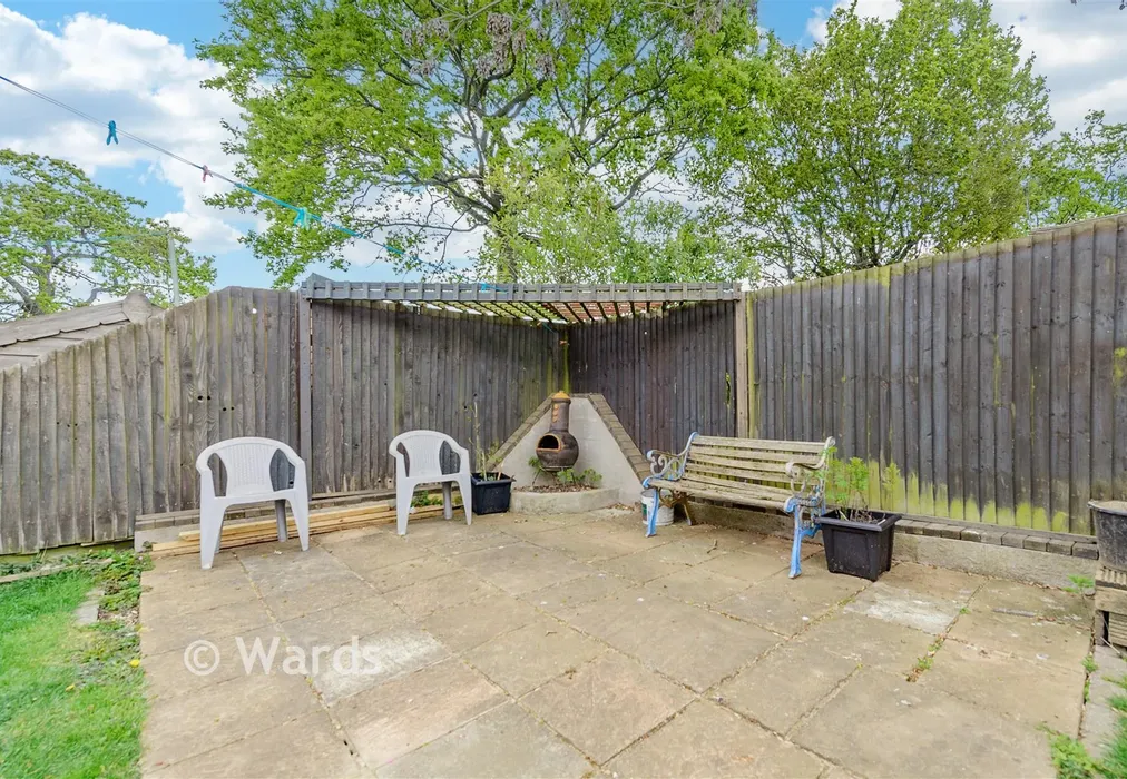 Rear Garden - Courtfield Avenue, Lordswood, Chatham, Kent - Wards of Kent