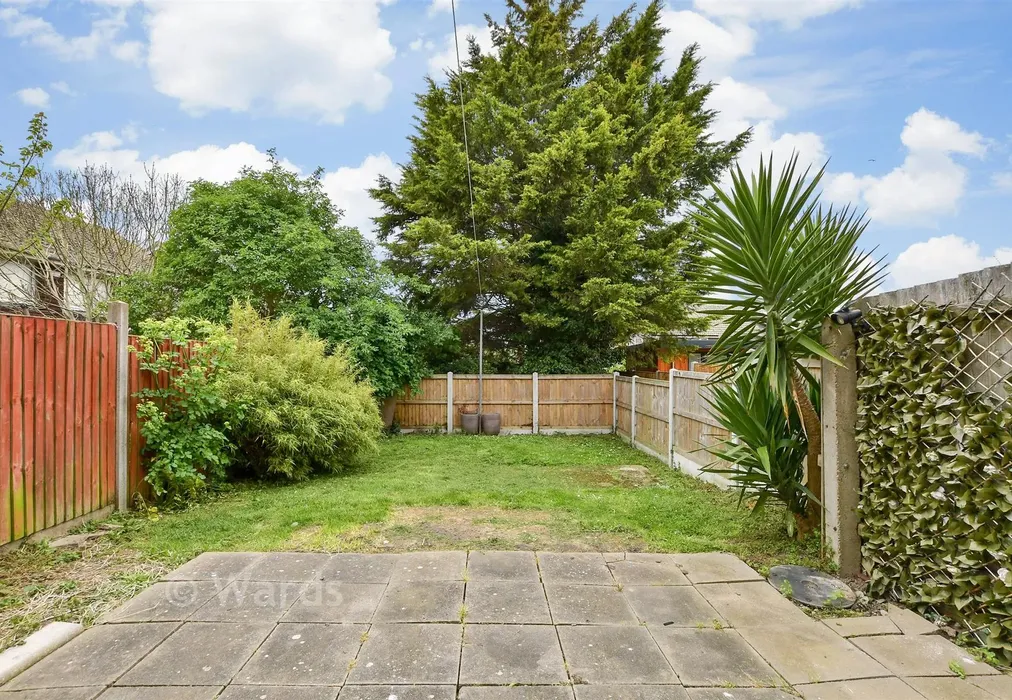 Rear Garden - Balcomb Crescent, Margate, Kent - Wards of Kent