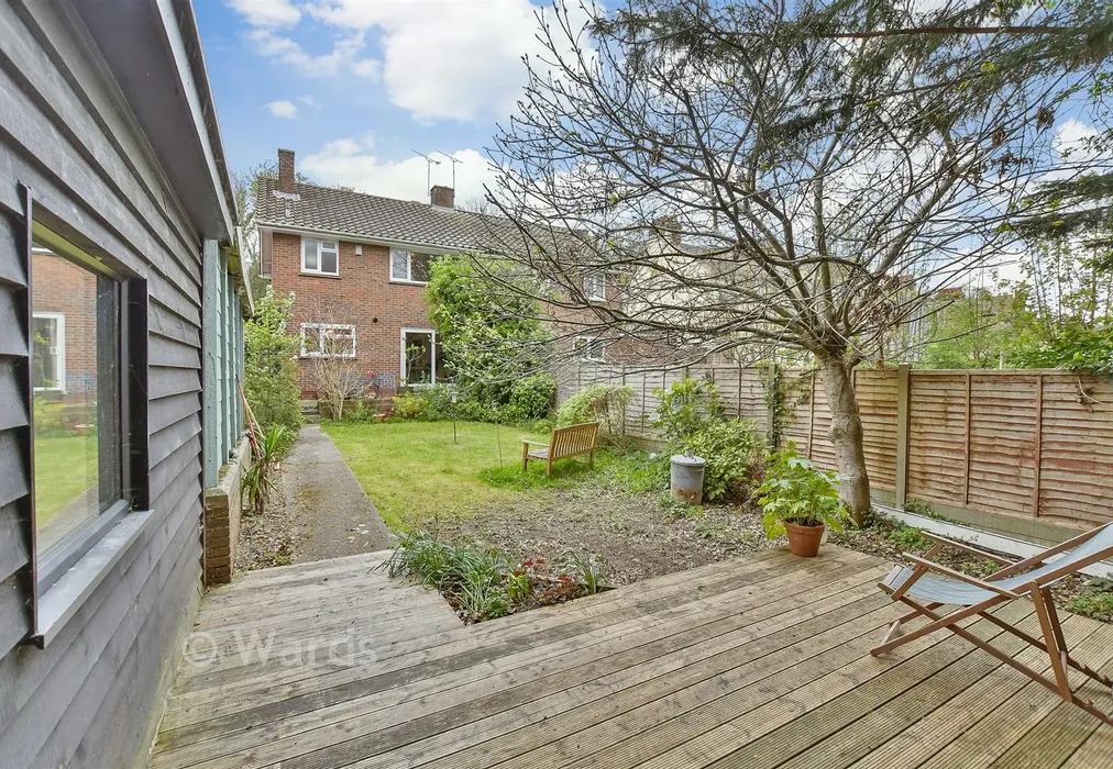 Rear Garden - Boundary Road, Chatham, Kent - Wards of Kent