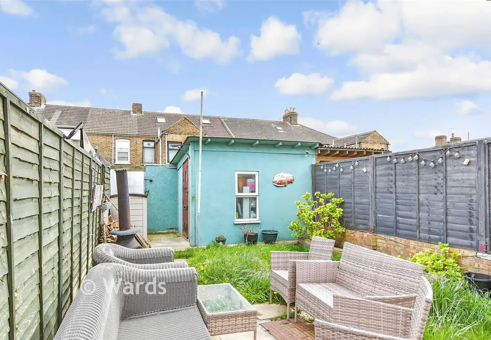Rear Garden - Alma Road, Sheerness, Kent - Wards of Kent