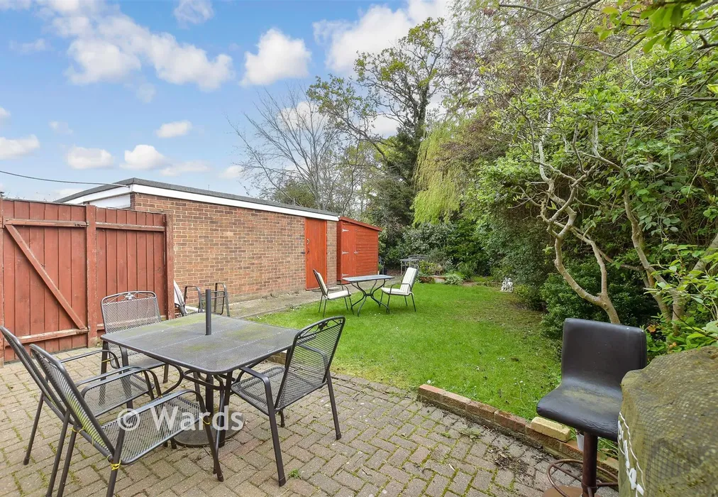 Rear Garden - Spire Avenue, Whitstable, Kent - Wards of Kent