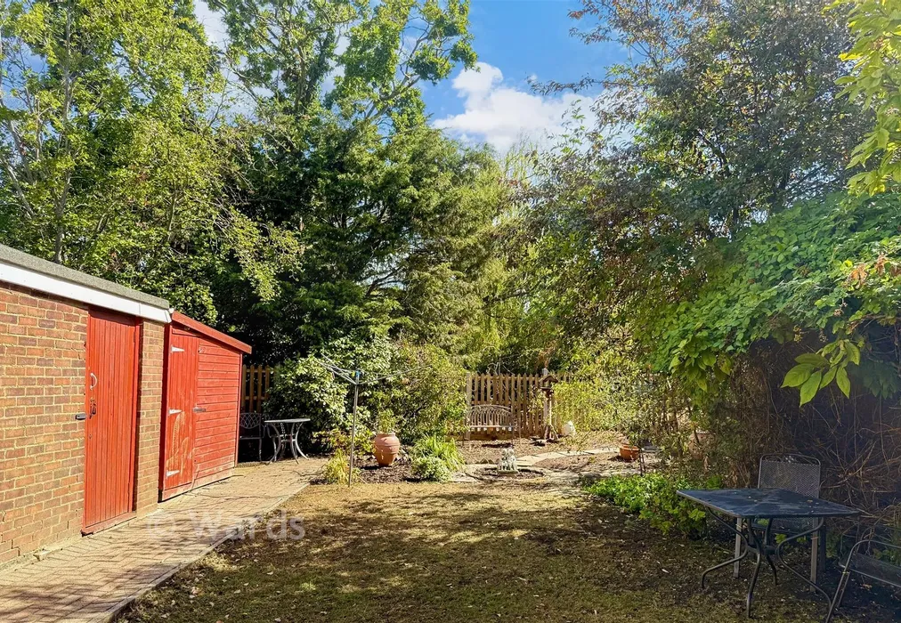 Rear Garden - Spire Avenue, Whitstable, Kent - Wards of Kent