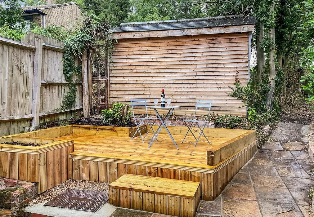 Patio/Decking - Grosvenor Road, Kennington, Ashford, Kent - Wards of Kent