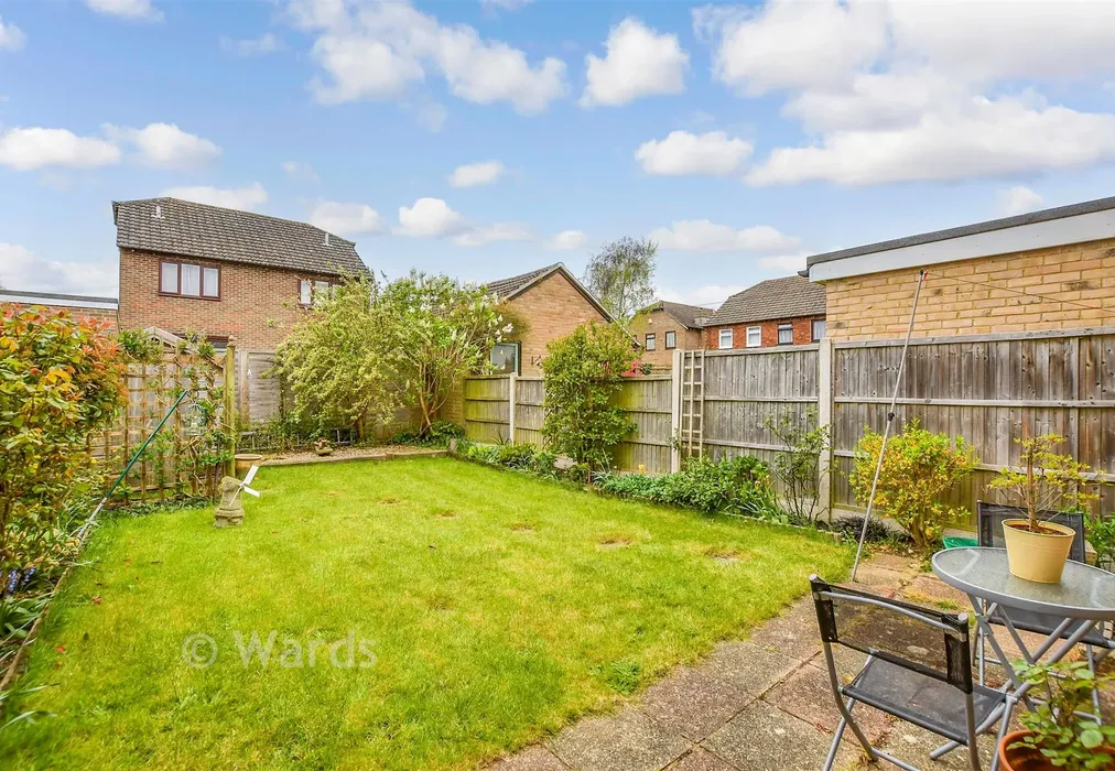 Rear Garden - Mayfair Avenue, Loose, Maidstone, Kent - Wards of Kent