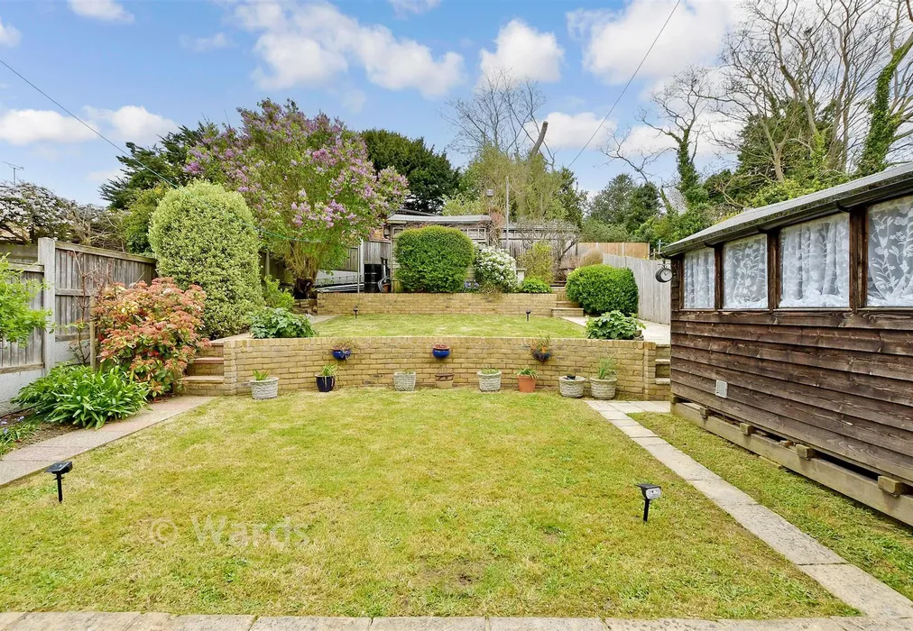 Rear Garden - Bradstow Way, Broadstairs, Kent - Wards of Kent