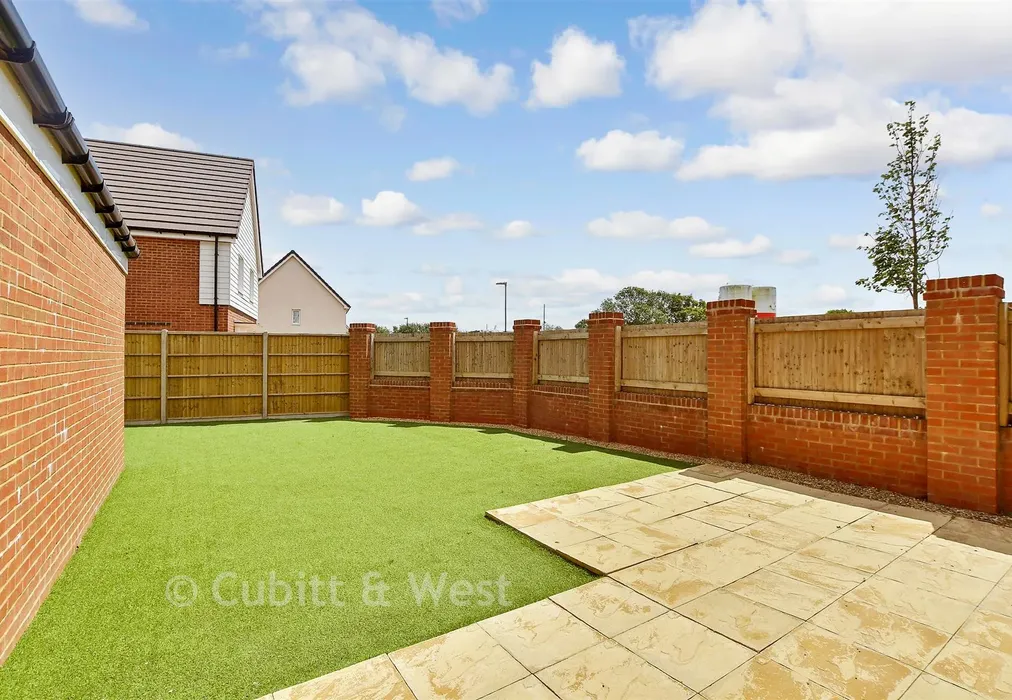 Rear Garden - Bittern Avenue, Yapton, West Sussex - Wards of Kent
