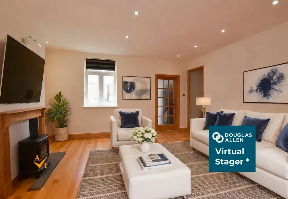 Lounge (Modern style) - Thorntons Farm Avenue, Romford, Essex - Wards of Kent