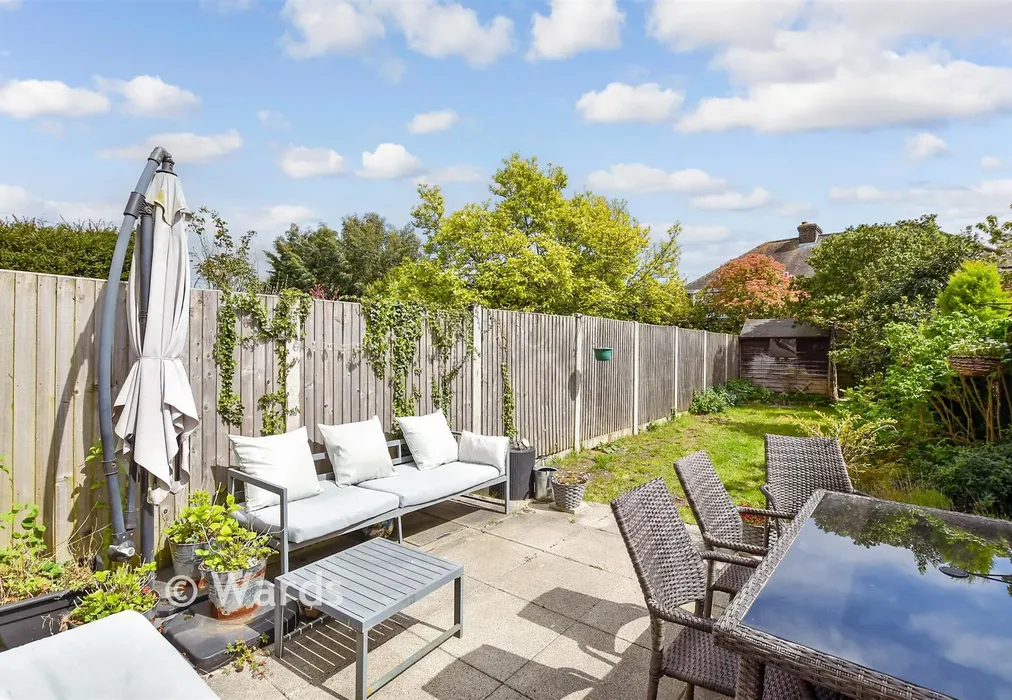 Rear Garden - Springfield Road, Larkfield, Aylesford, Kent - Wards of Kent