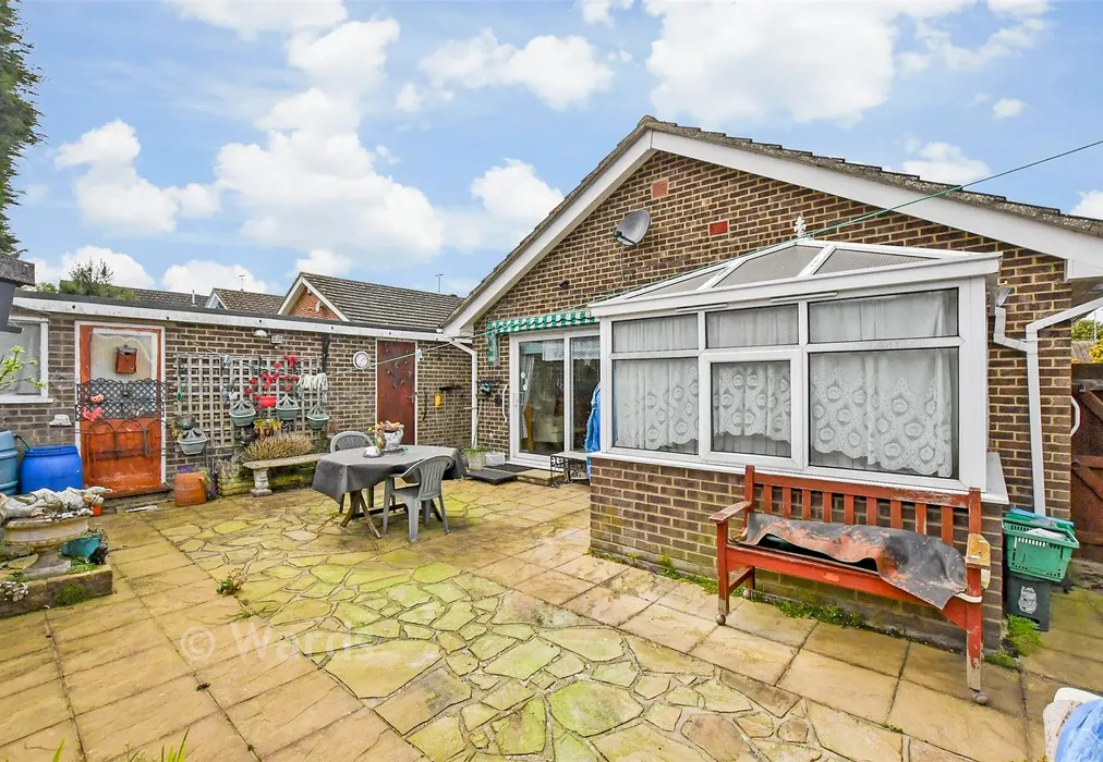 Rear Garden - Greenacre Drive, Walmer, Deal, Kent - Wards of Kent