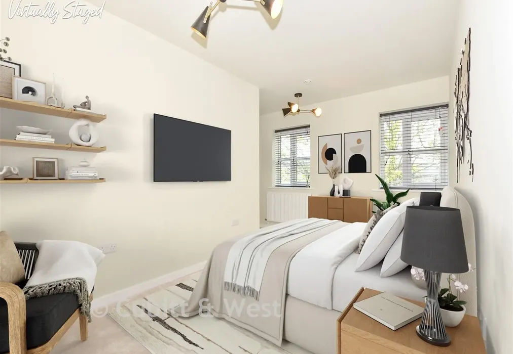 Staged Bedroom 2 - Prospect House, Outwood Lane, Chipstead, Surrey - Wards of Kent