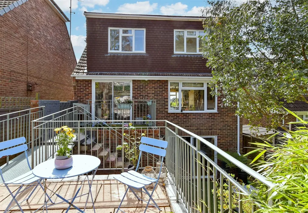 Rear Elevation - The Brow, Woodingdean, Brighton, East Sussex - Wards of Kent