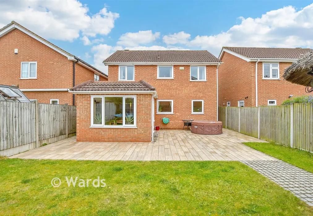 Rear Elevation - Hazelwood Drive, Maidstone, Kent - Wards of Kent