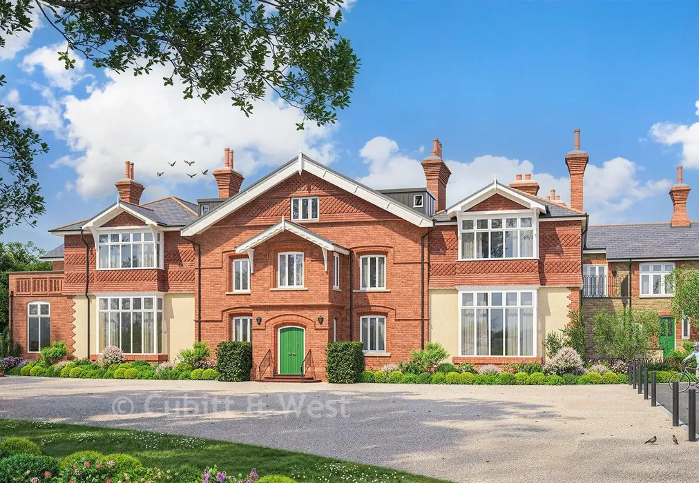 CGI Front - Grove House, The Green, Carshalton, Surrey - Wards of Kent