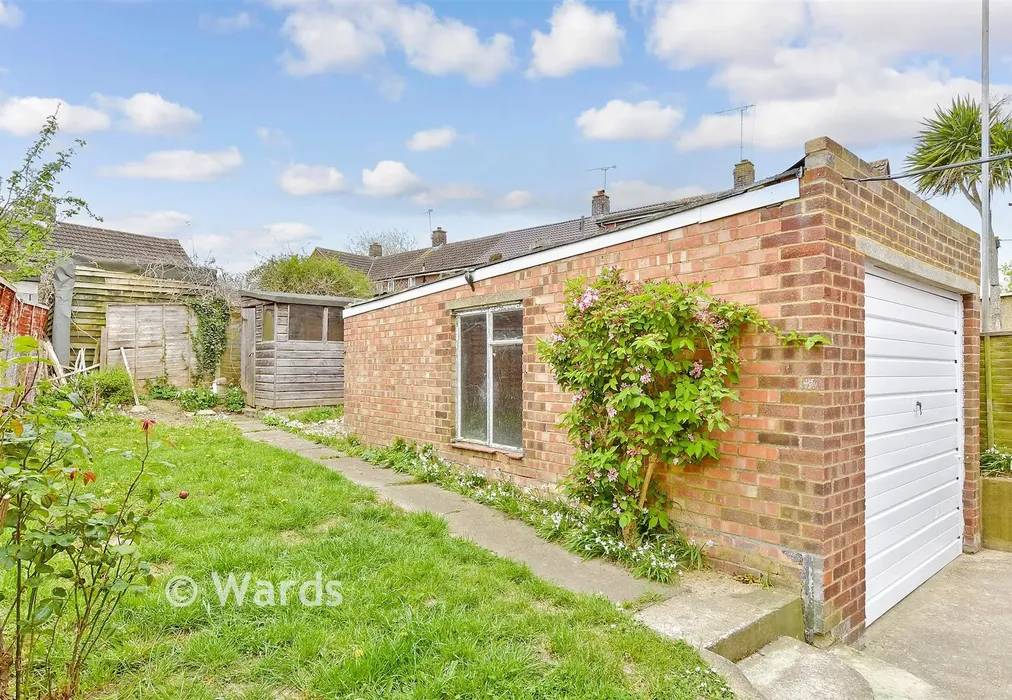 Rear Garden - Lower Twydall Lane, Twydall, Gillingham, Kent - Wards of Kent