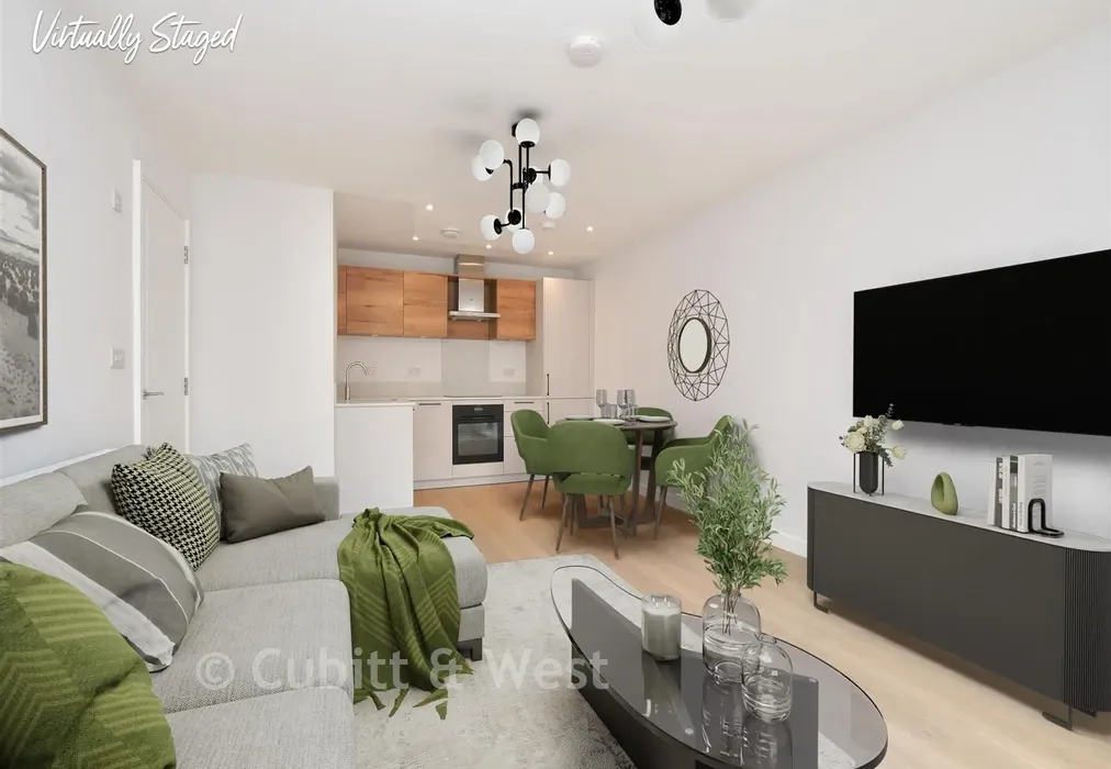 Staged Lounge Kitchen Diner - Prospect House, Outwood Lane, Chipstead, Surrey - Wards of Kent