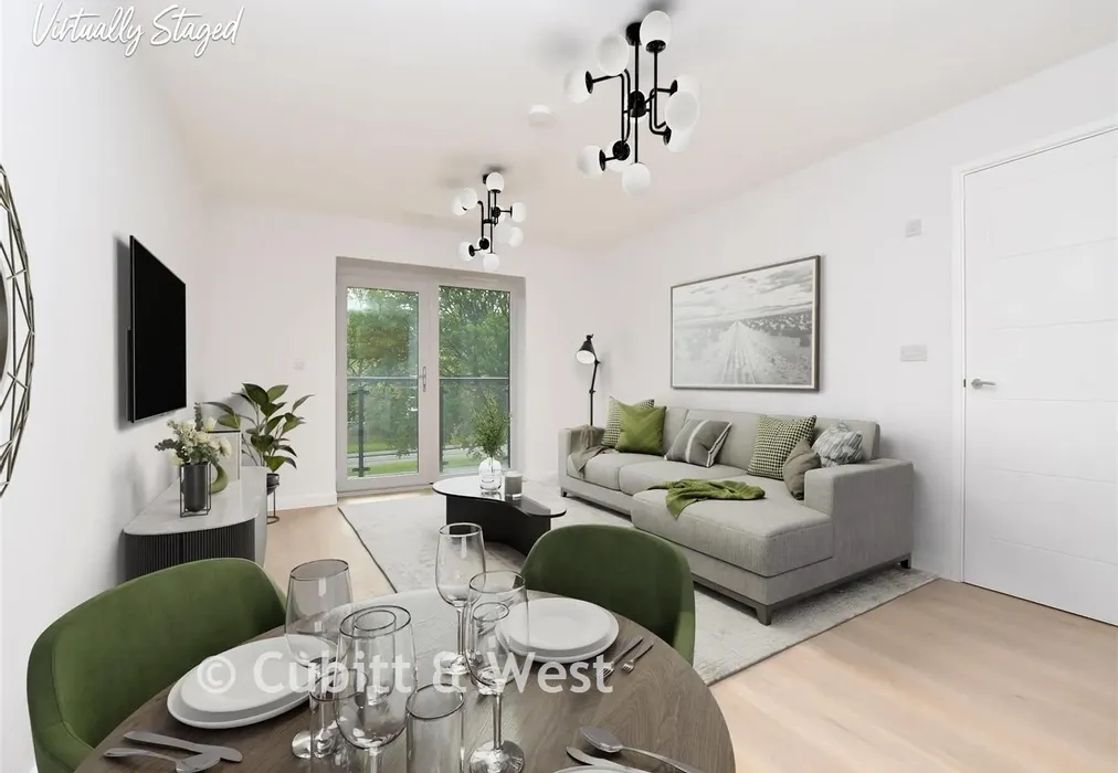 Staged Lounge Kitchen Diner - Prospect House, Outwood Lane, Chipstead, Surrey - Wards of Kent