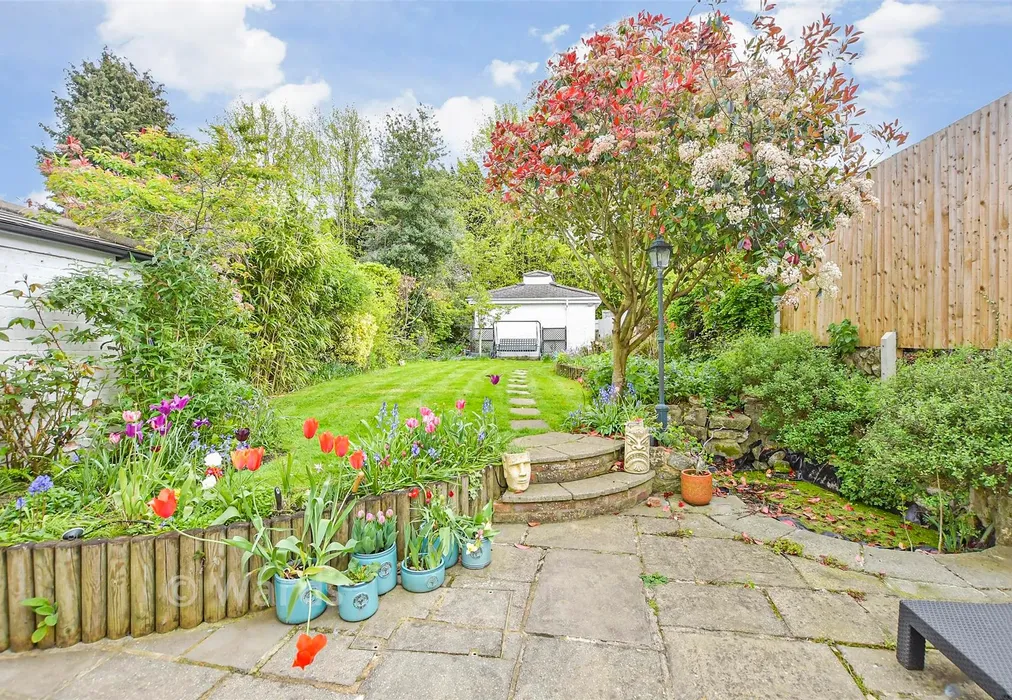 Rear Garden - Loose Road, Maidstone, Kent - Wards of Kent
