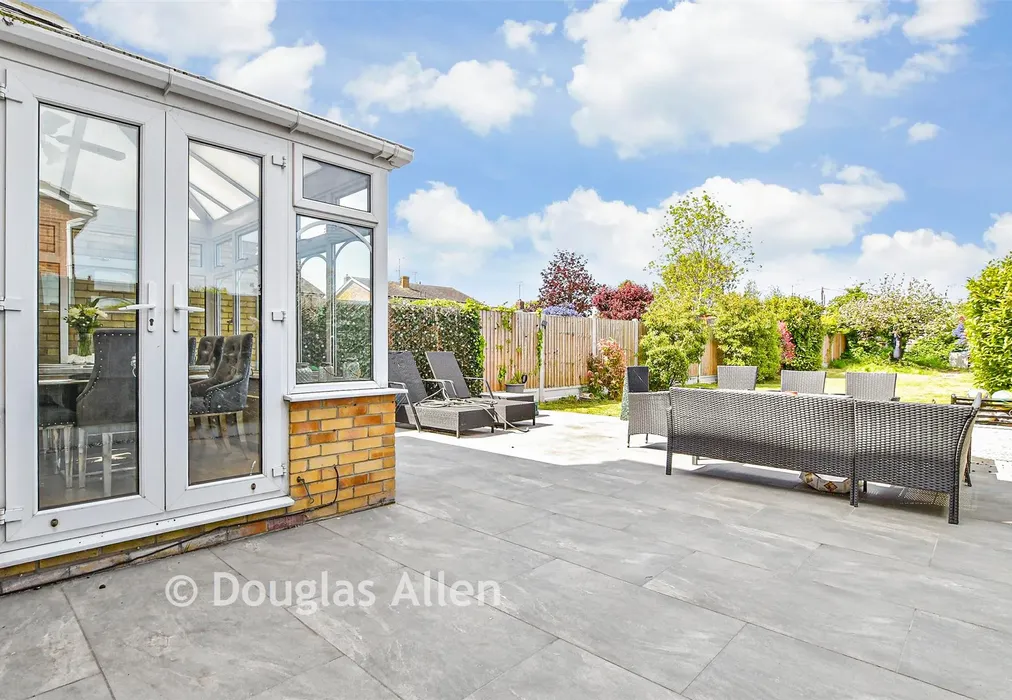 Rear Garden - Elder Avenue, Wickford, Essex - Wards of Kent