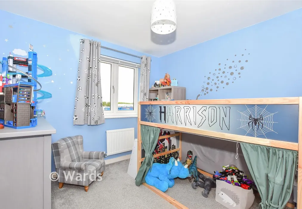 Bedroom 3 - St. Lawrence Crescent, Coxheath, Maidstone, Kent - Wards of Kent