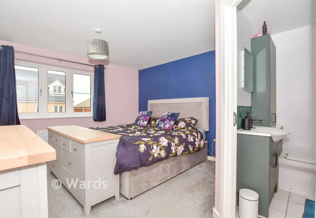 Bedroom 1 - St. Lawrence Crescent, Coxheath, Maidstone, Kent - Wards of Kent