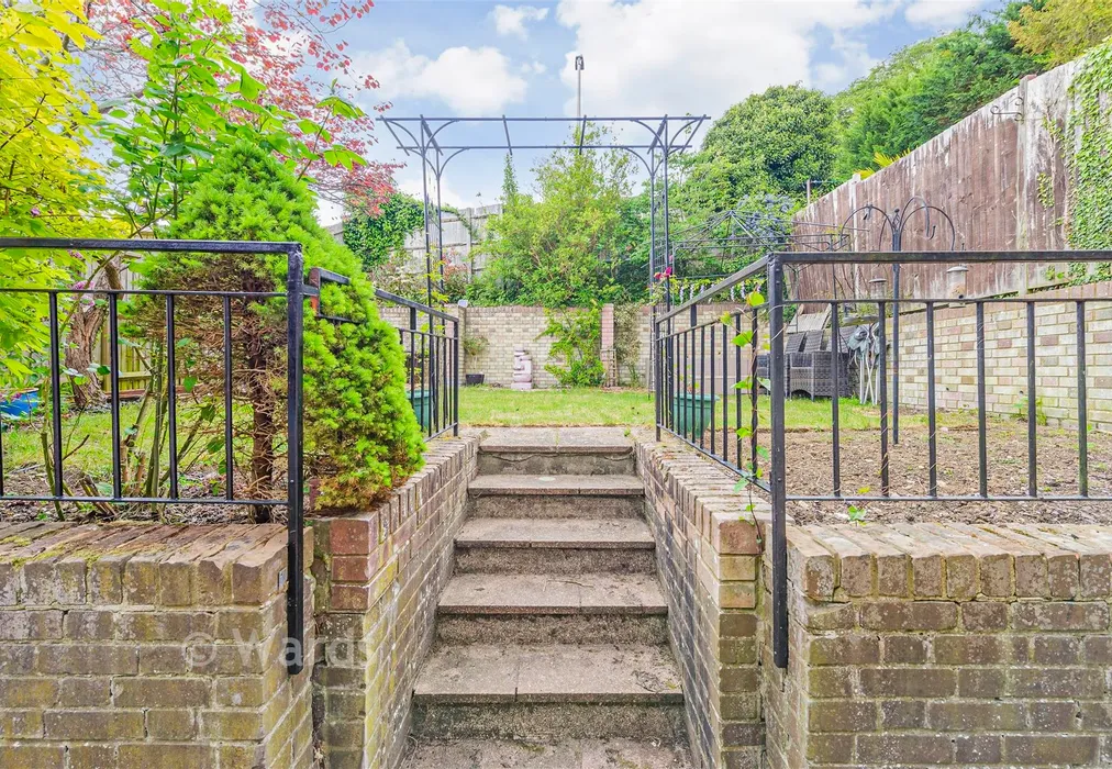 Rear Garden - Prince Charles Avenue, Walderslade, Chatham, Kent - Wards of Kent