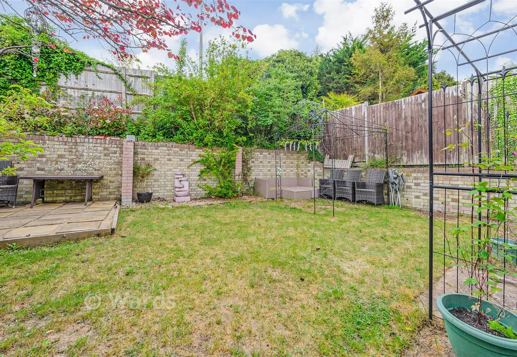 Rear Garden - Prince Charles Avenue, Walderslade, Chatham, Kent - Wards of Kent