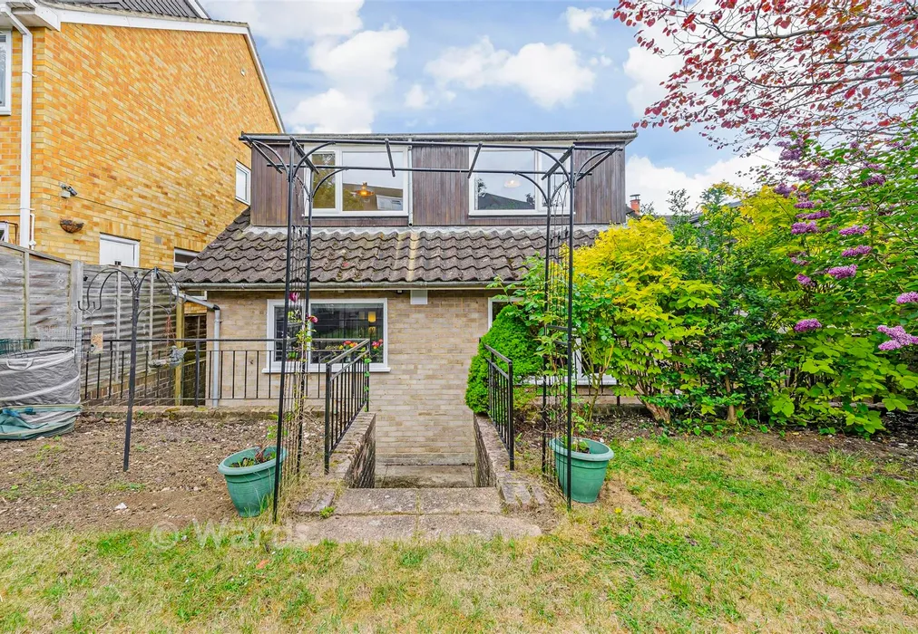 Rear Elevation - Prince Charles Avenue, Walderslade, Chatham, Kent - Wards of Kent