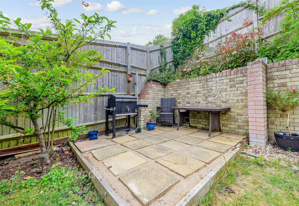 Rear Garden - Prince Charles Avenue, Walderslade, Chatham, Kent - Wards of Kent