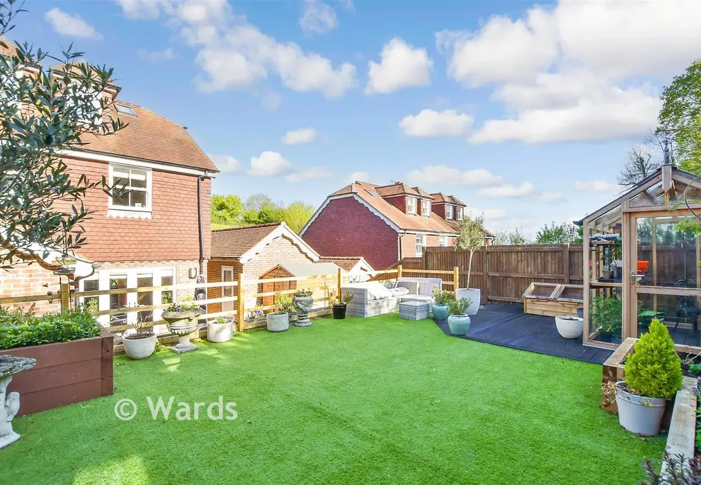 Rear Garden - Well Street, Loose, Kent - Wards of Kent