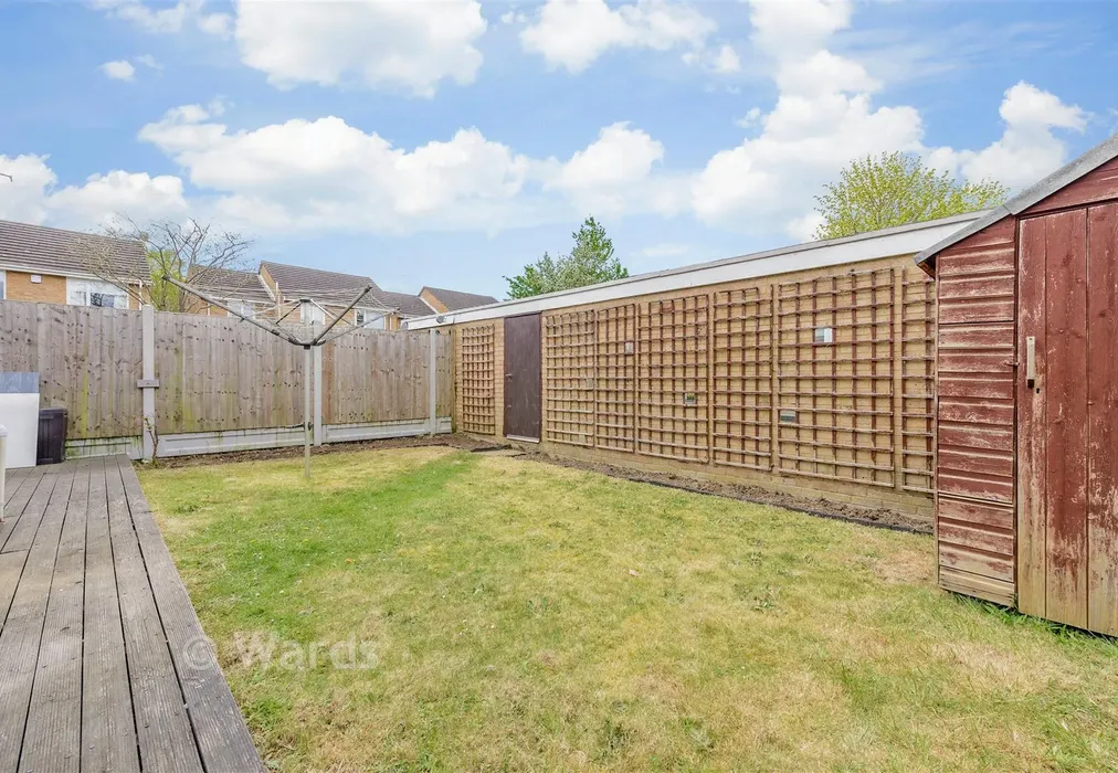 Rear Garden - Olivers Mill, New Ash Green, Longfield, Kent - Wards of Kent