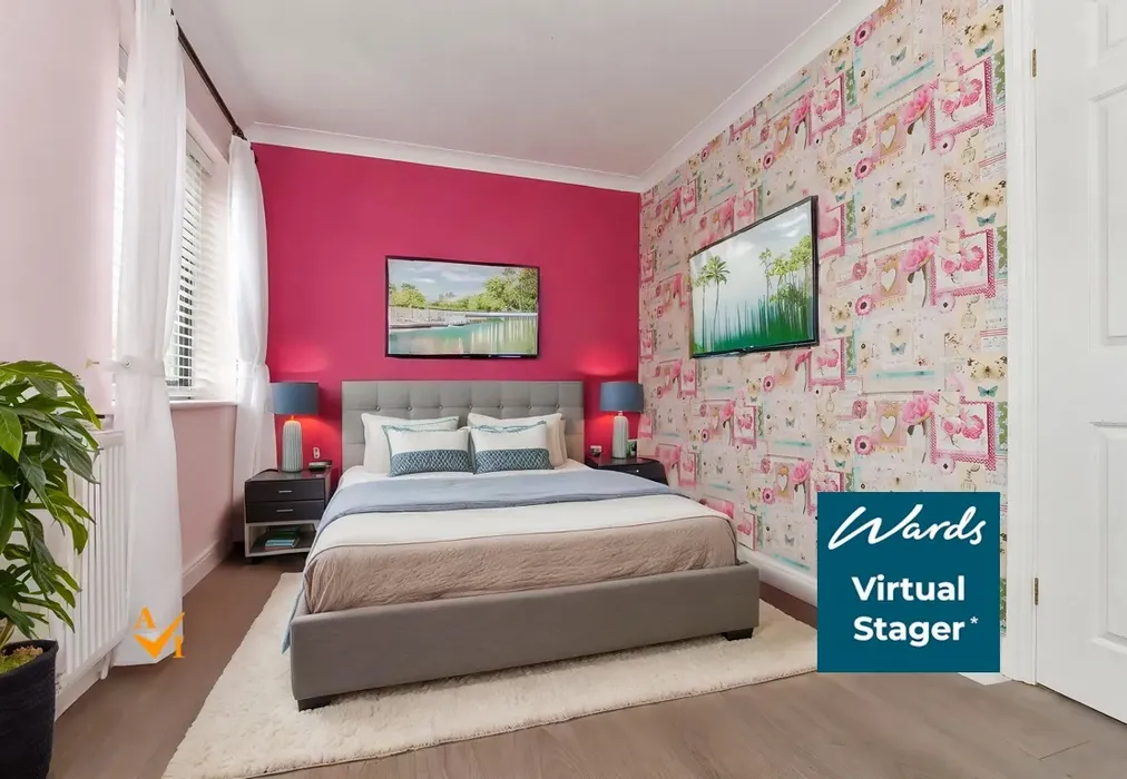 Bedroom 2 (Modern style) - Woodland Way, Broadstairs, Kent - Wards of Kent
