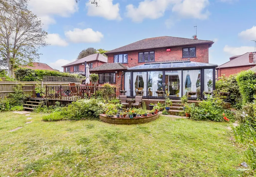 Rear Elevation - Woodland Way, Broadstairs, Kent - Wards of Kent