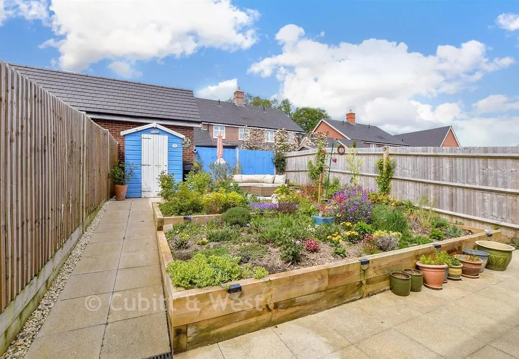 Rear Garden - Rush Gardens, Southwater, Horsham, West Sussex - Wards of Kent