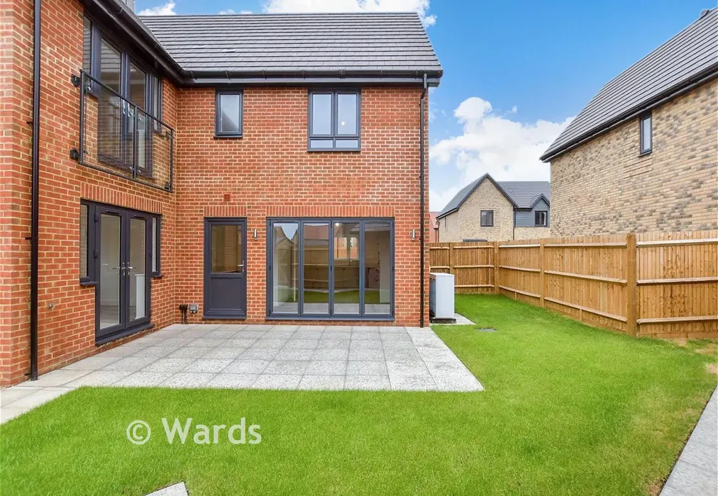 Rear Elevation - Ham Road, Faversham Lakes, Faversham, Kent - Wards of Kent